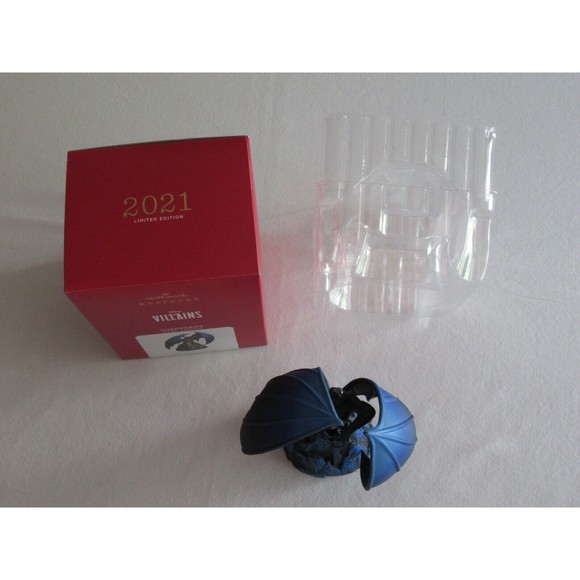 LIMITED EDITION 2021 Disney Villains HALLMARK CHERNABOG FANTASIA Christmas Ornam - Picture 6 of 12